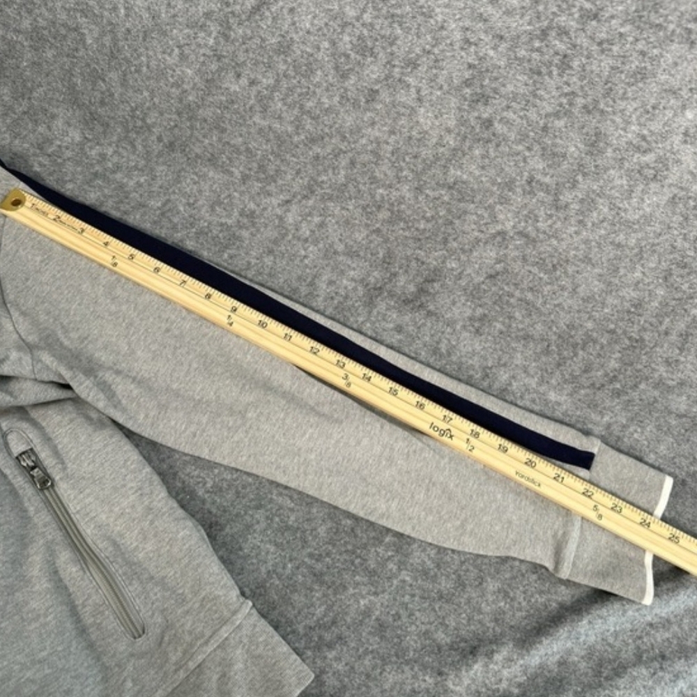 Polo Ralph Lauren Mens XL Heather Gray Full Double Zip Up Track Jacket - Picture 13 of 13